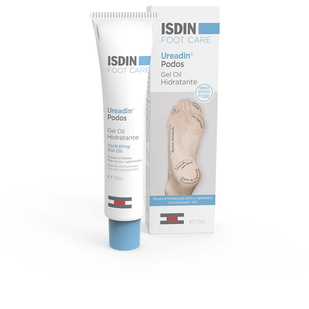 Isdin Ureadin Podos gelio aliejus 75ml