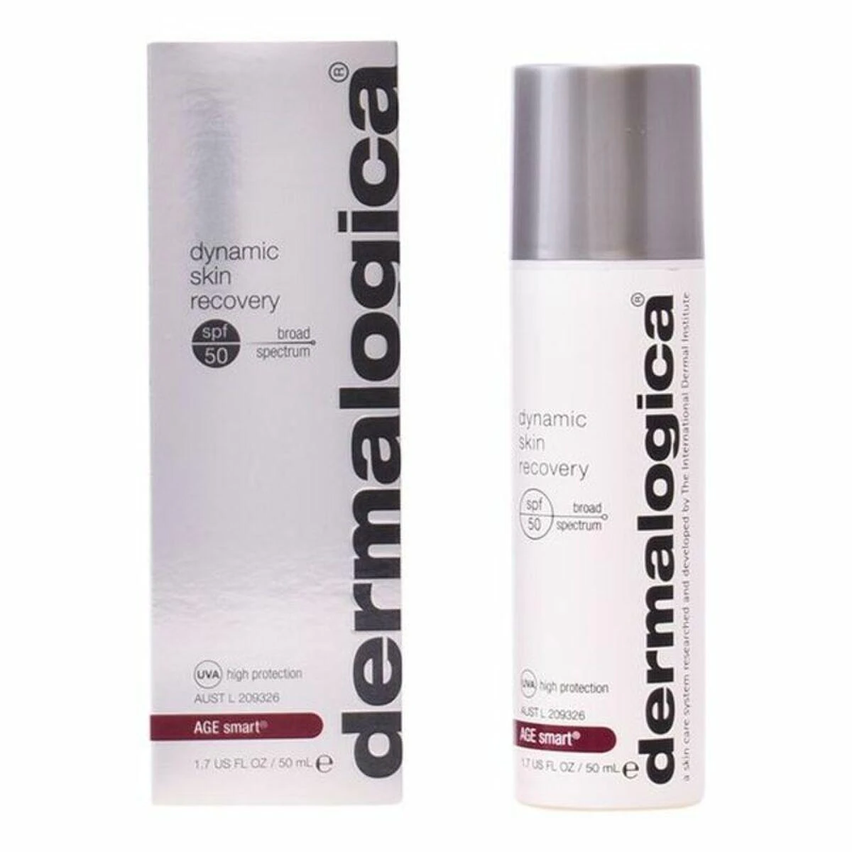 „Dermalogica Age Smart“ drėkinamasis apsauginis kremas nuo saulės „Kreminis“ veidui SPF 50, 50 ml