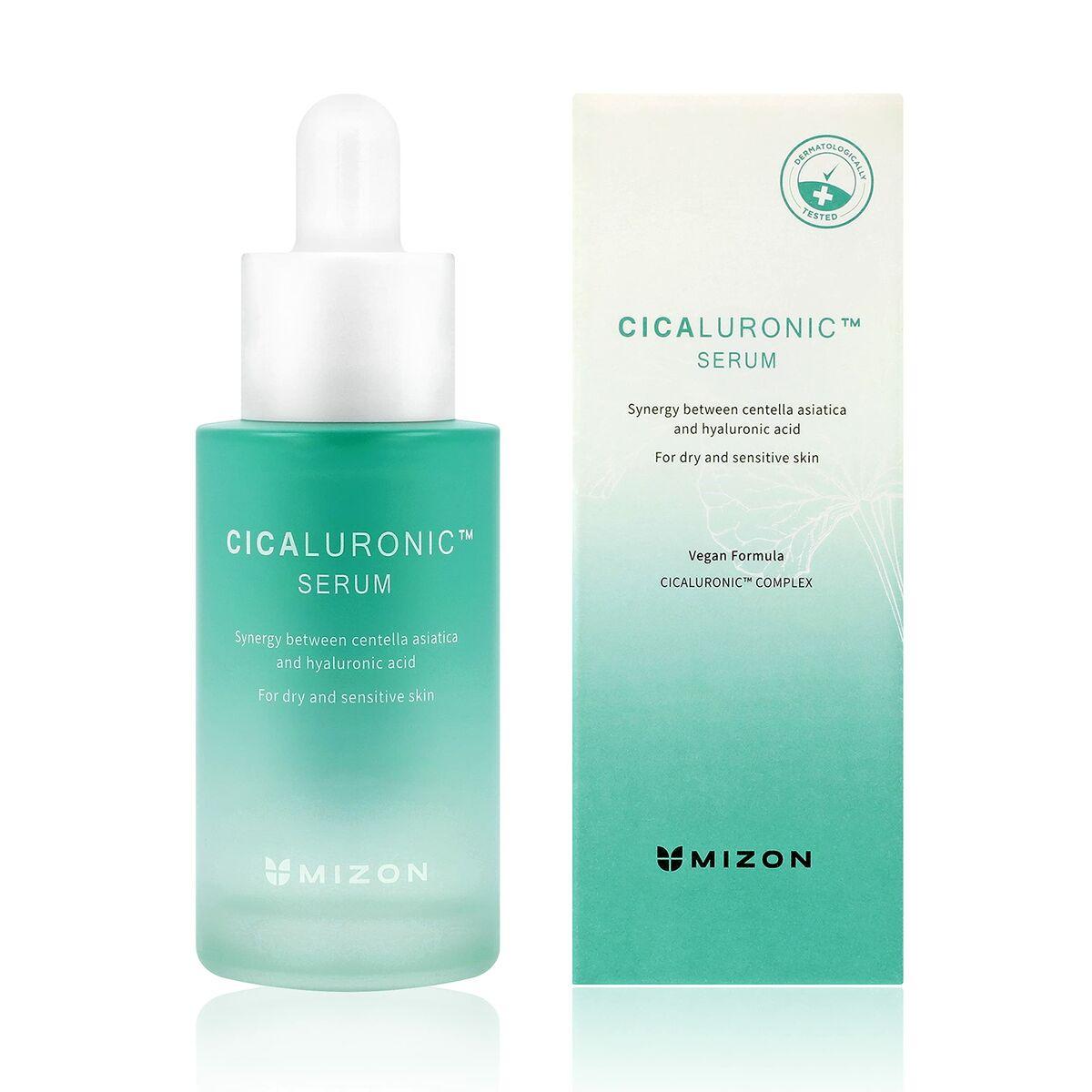 Serumas veidui su hialurono rūgštimi Mizon Cicaluronic Serum , tinka sausai, jautriai odai, 30 ml