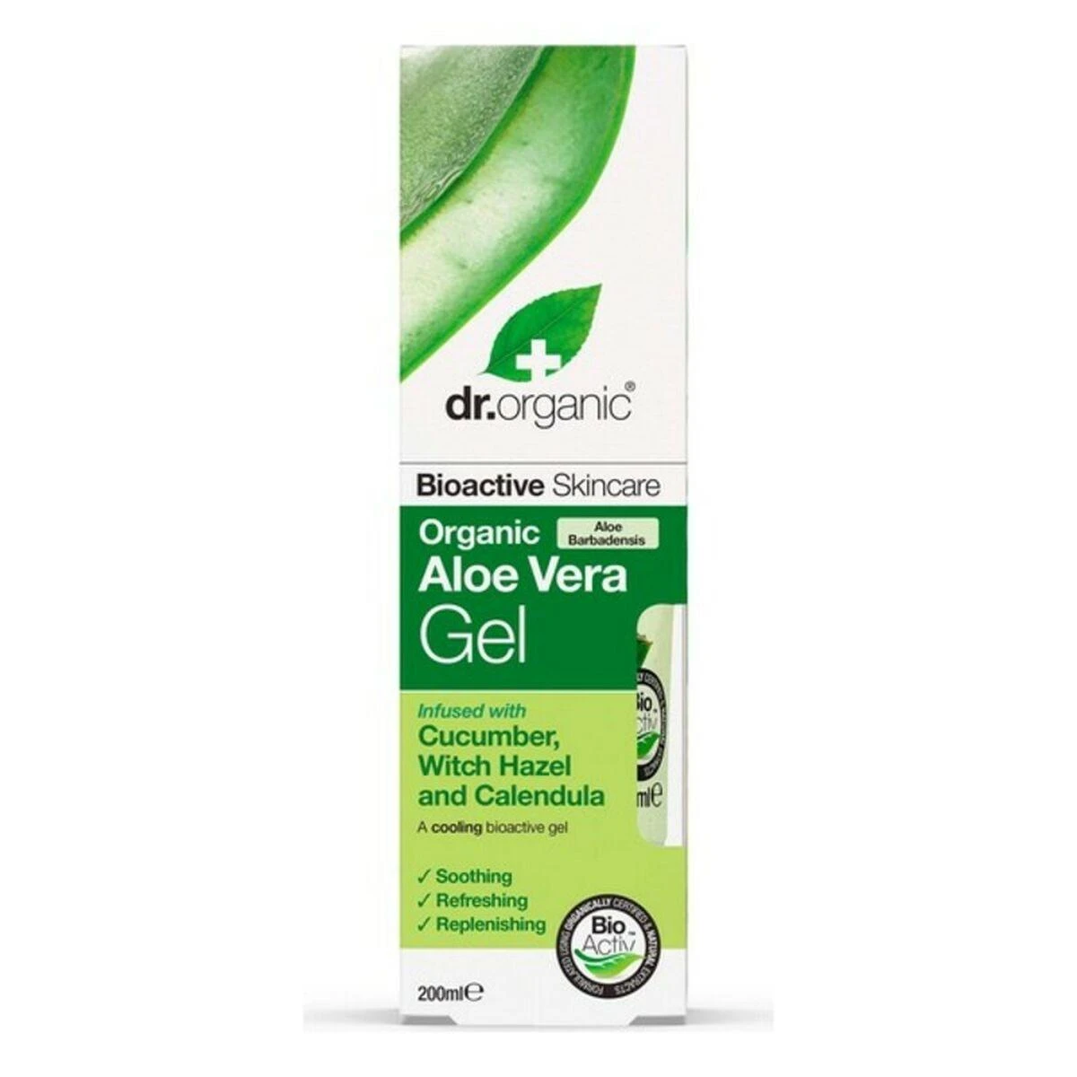 Dr. Organic Aloe Vera agurkų gelis 200ml