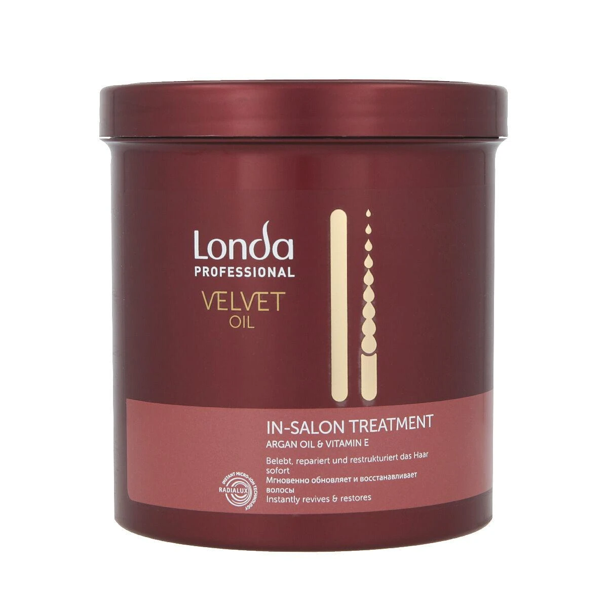 Londa Professional, Velvet Oil, argano aliejus su vitaminu E, plaukų kreminis gydymas, atstatymui, 750 ml
