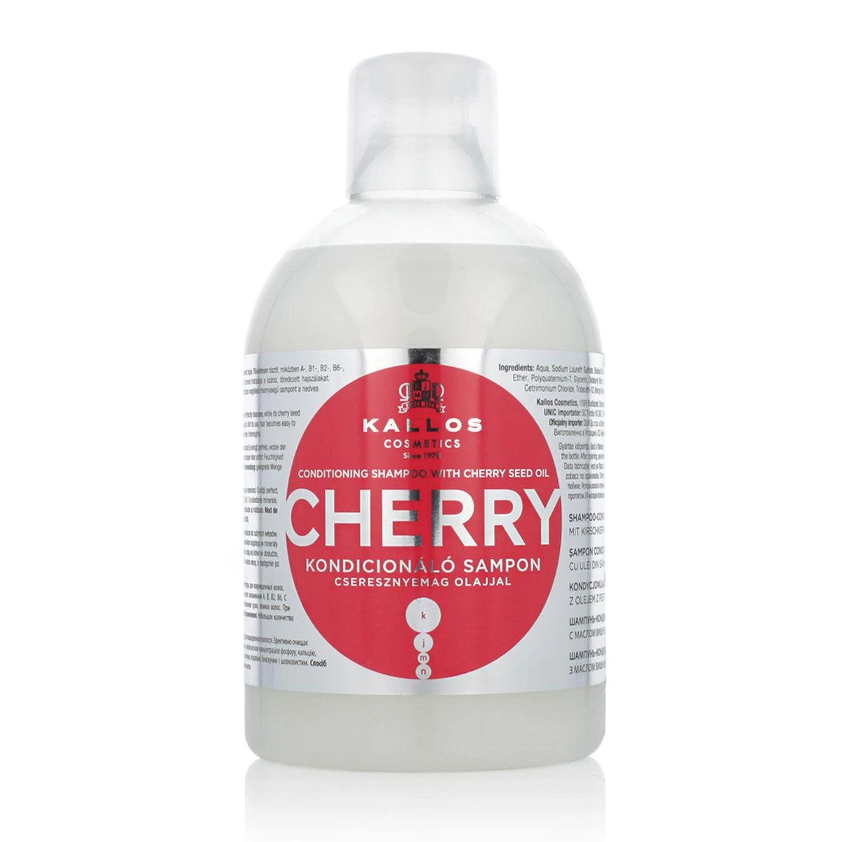 Kondicionuojantis Pažeistų Plaukų Šampūnas Kallos Cherry 1000ml