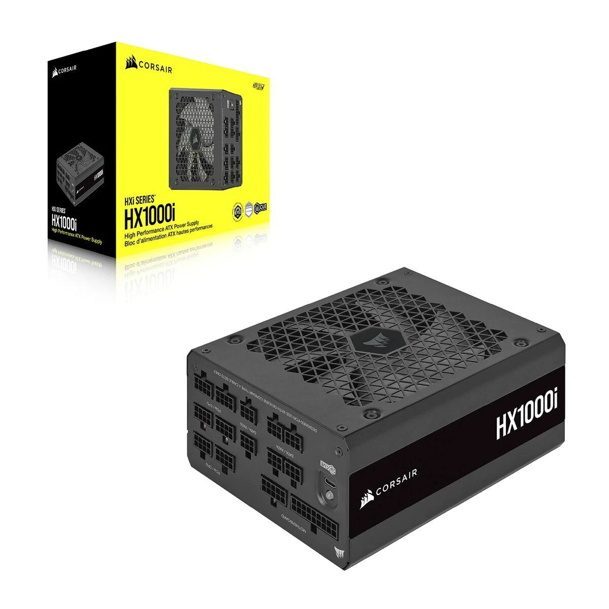 CORSAIR HXi Series 2023 HX1000i 1000 Watt 80 PLUS Platinum C14 Version PSU