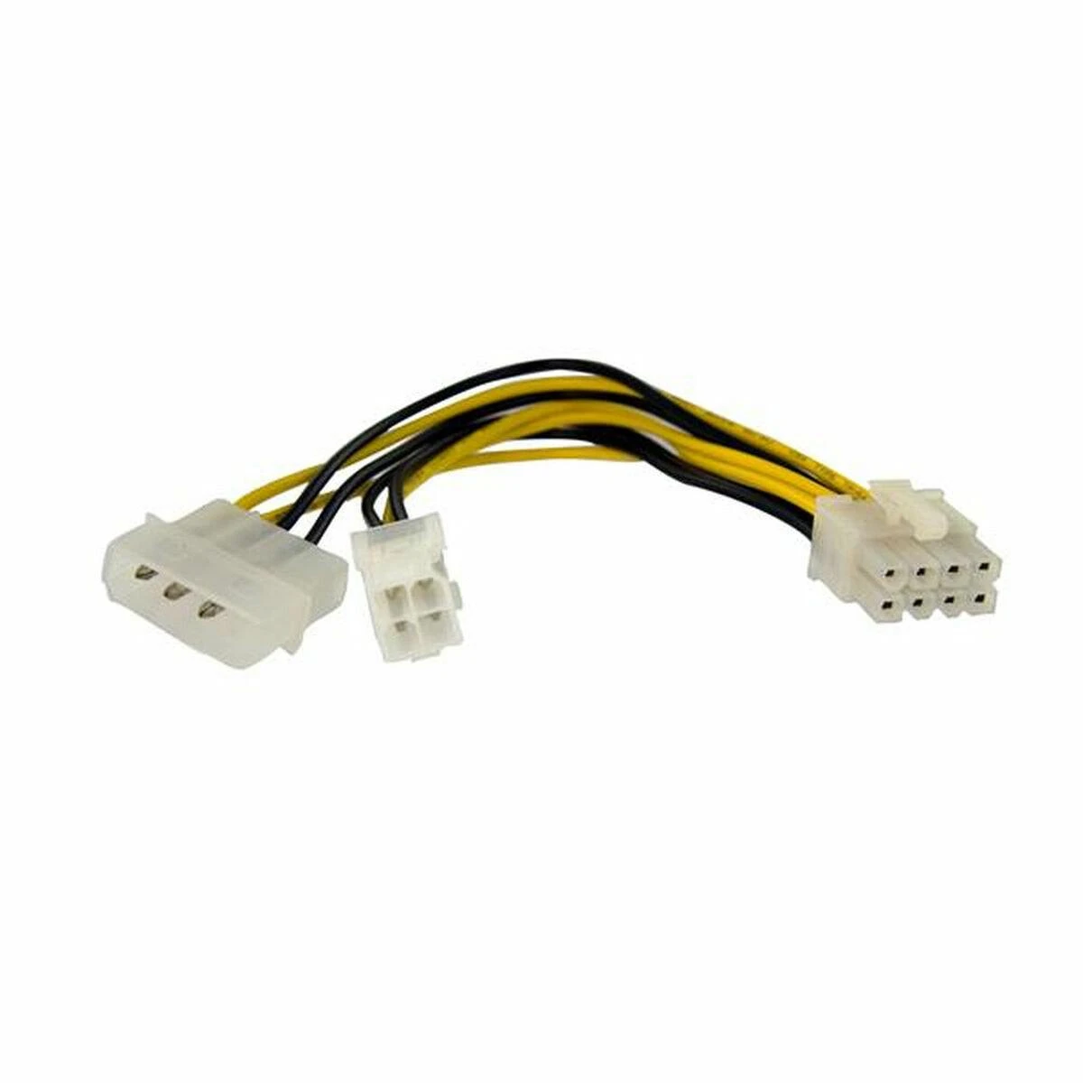 StarTech Molex – ATX / EPS 8 kontaktų, 0,15 m, geltona (EPS48ADAP)