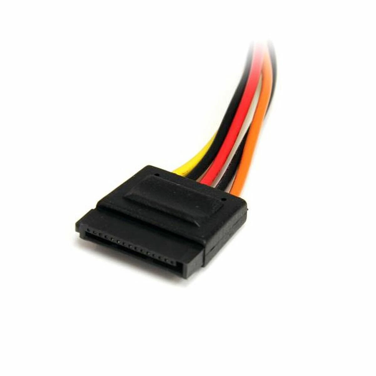 StarTech SATA 15 kontaktų – SATA 15 kontaktų, 0,3 m, daugiaspalvis (SATAPOWEXT12)
