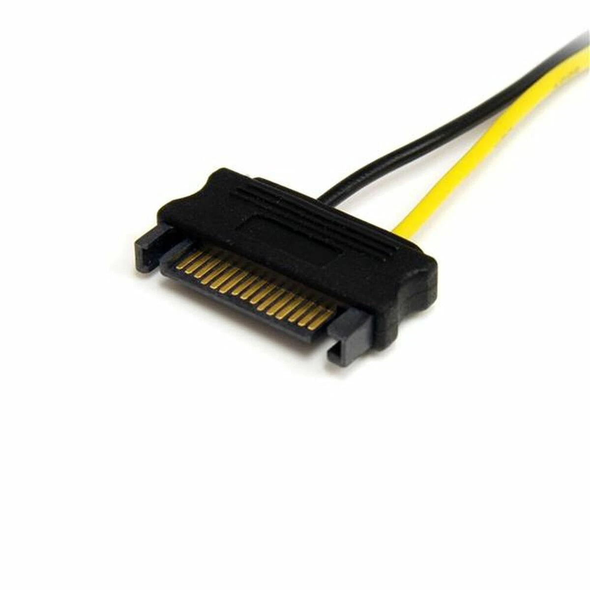 StarTech SATA 15 kontaktų – PCIe 8 kontaktų, 0,15 m, Geltonas (SATPCIEX8ADP)
