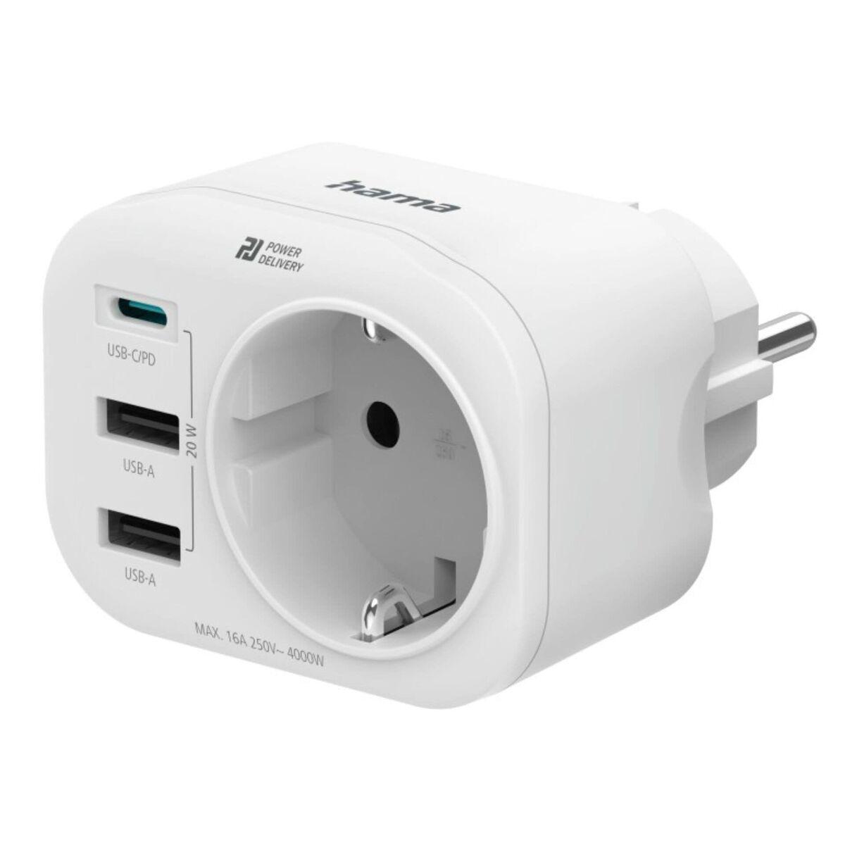 Hama Lizdas Electric Su su 20W USB įkrovikliu
