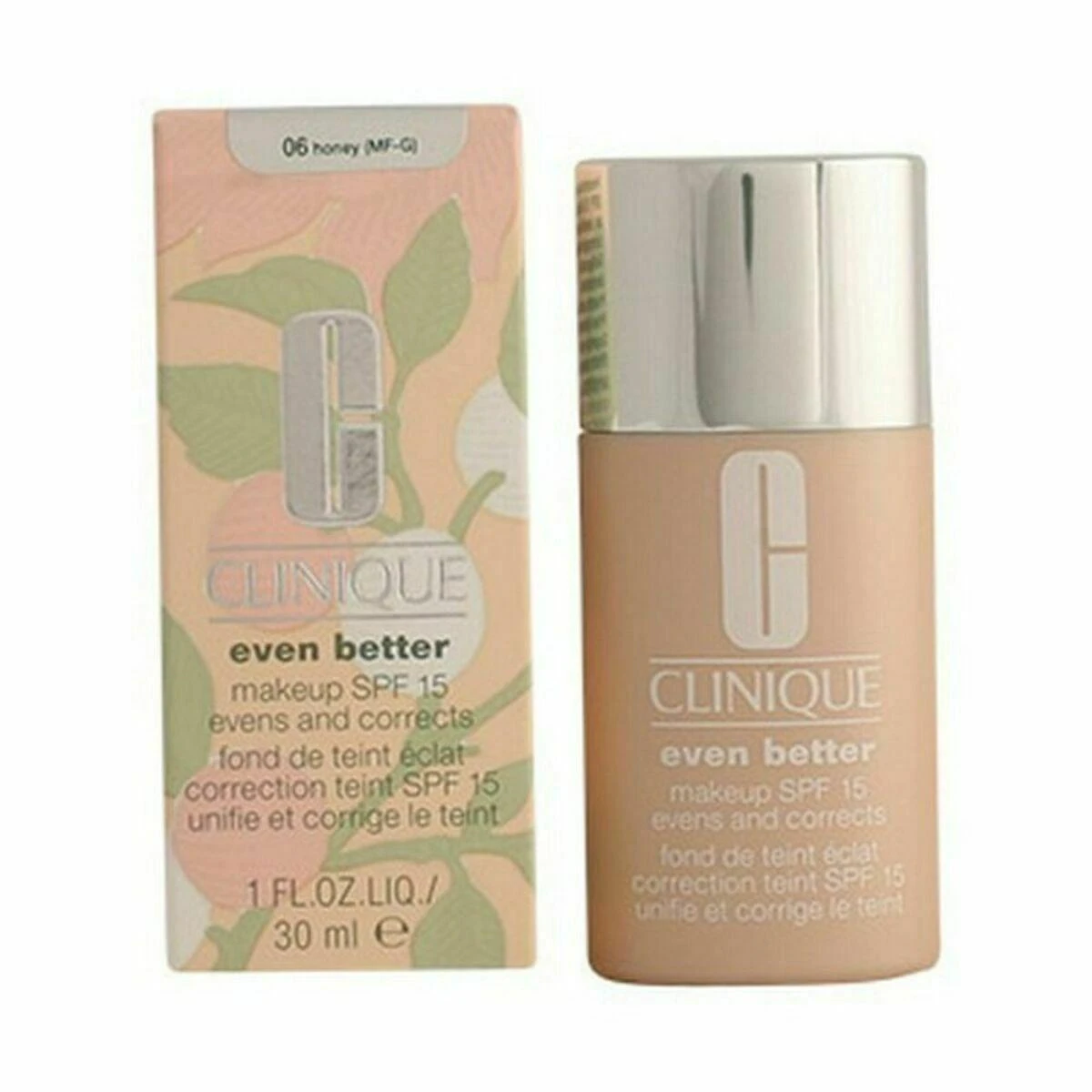 „Clinique Even Better“ drėkinamasis skystas makiažo pagrindas be parabenų WN76 Toasted Wheat SPF 15, 30 ml