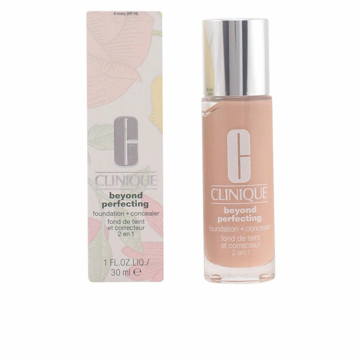 „Clinique Beyond Perfecting Foundation“ makiažo pagrindas ir kaukė 06 Ivory, 30 ml