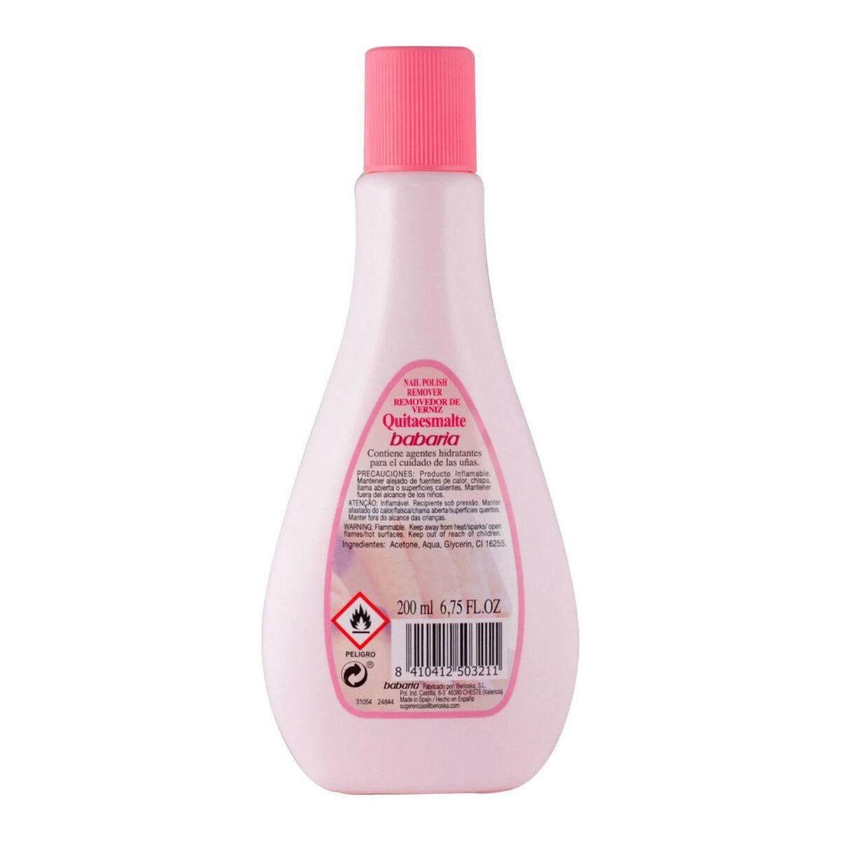 "Babaria" nagų lako valiklis 200ml