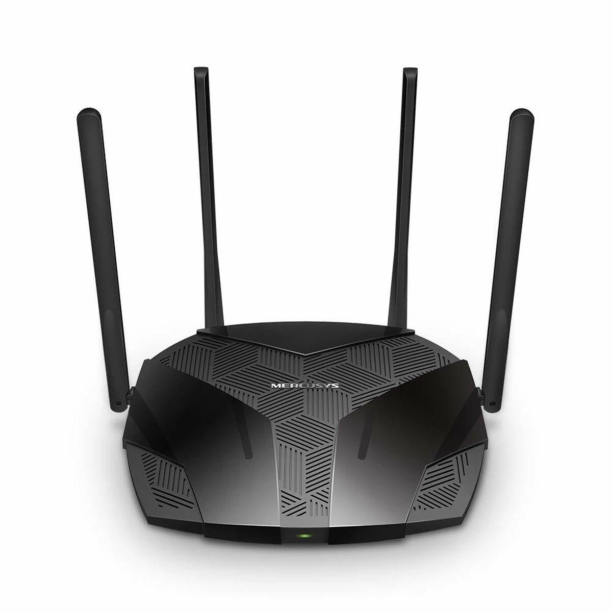 TP-Link Mercusys | AX1800 Dual-Band WiFi 6 Maršrutizatorius | MR70X | 802.11ax | 1201+574 Mbit/s | 10/100/1000 Mbit/s | Ethernet LAN (RJ-45) jungtys 3 | Tinklelio atramos Nr. | MU-MiMO Taip | Nėra mobiliojo plačiajuosčio ryšio | Antenos tipas 4xFiksuota