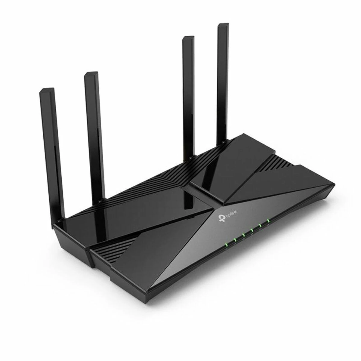 Carruzzo TP-Link XX230V belaidis maršrutizatorius Gigabitinis eternetas Dviguba juosta (2,4 GHz / 5 GHz) Juoda