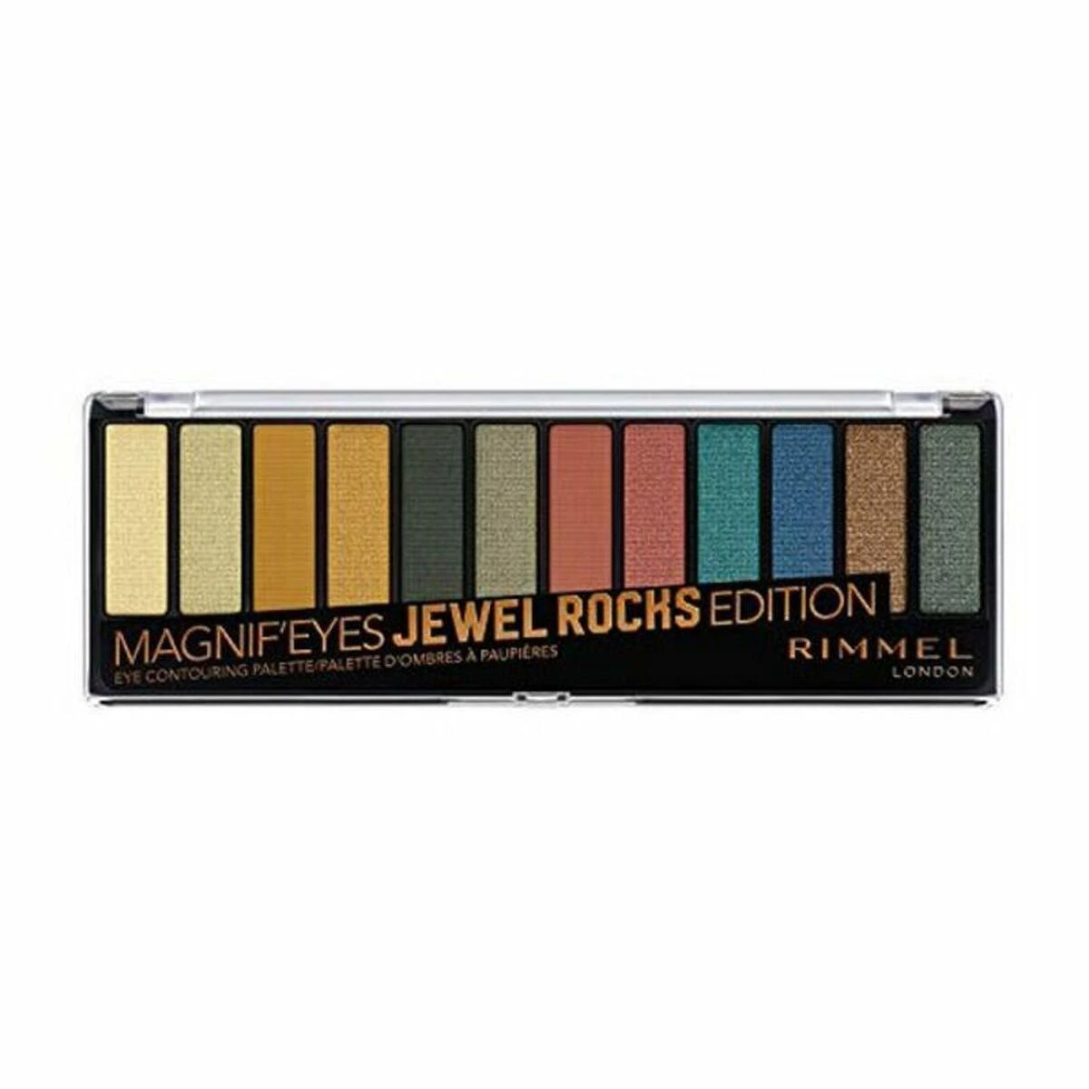 Rimmel London "Rimmel Magnif'eyes" akių šėšėlių paletė Blush Edition 002