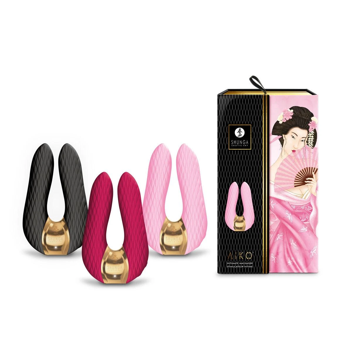 Shunga - Aiko Intimate Massager Raspberry