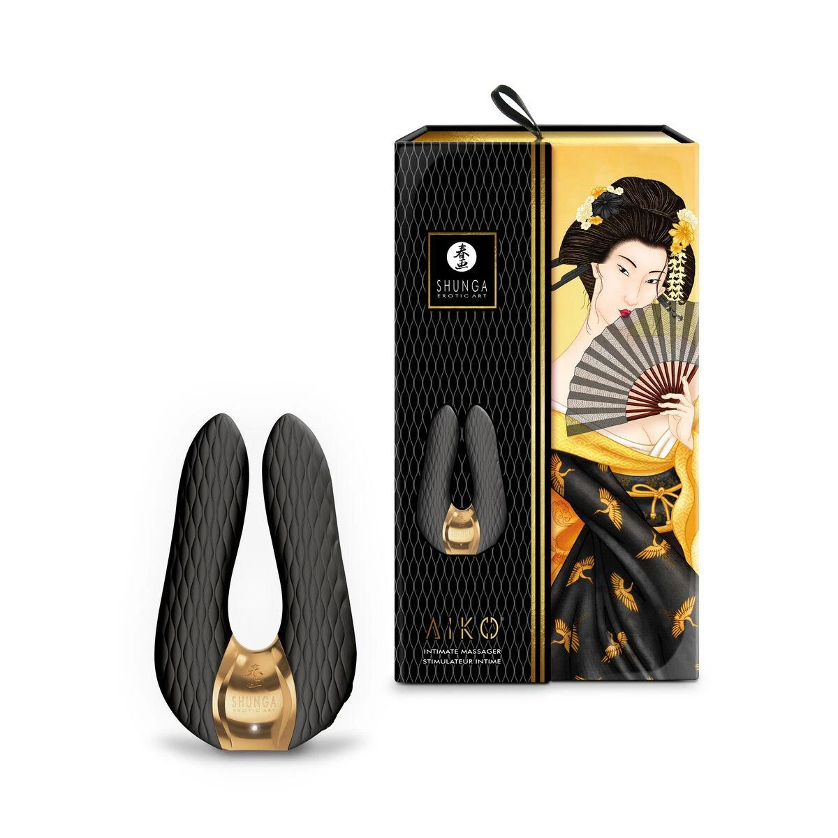 Shunga - Aiko Intimate Massager Juodas