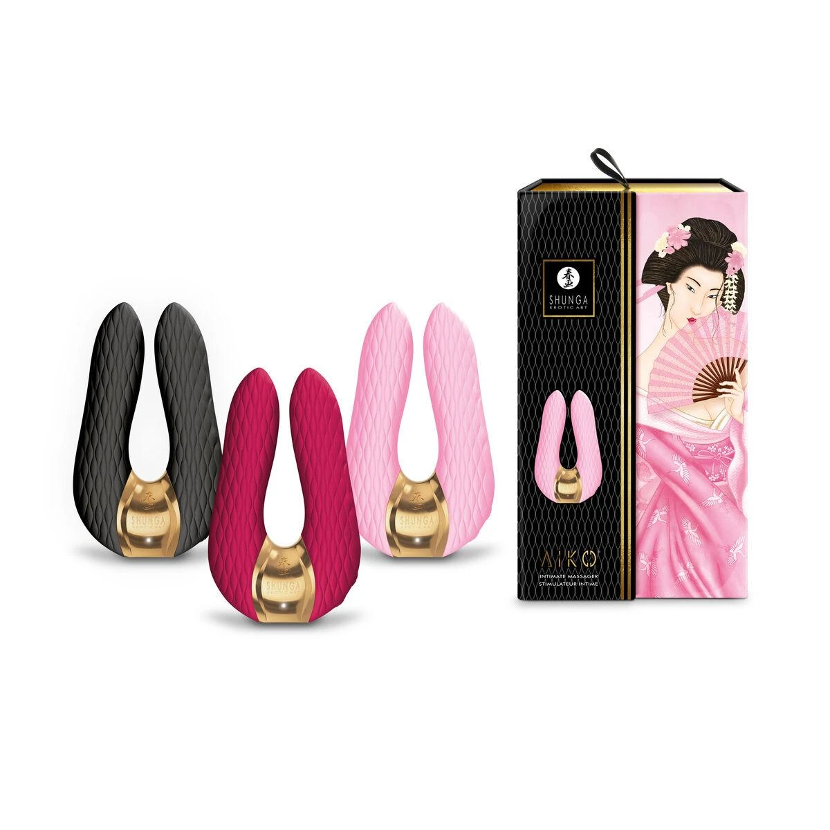 Rožinė Shunga - Aiko Intimate Massager Light Rožinė