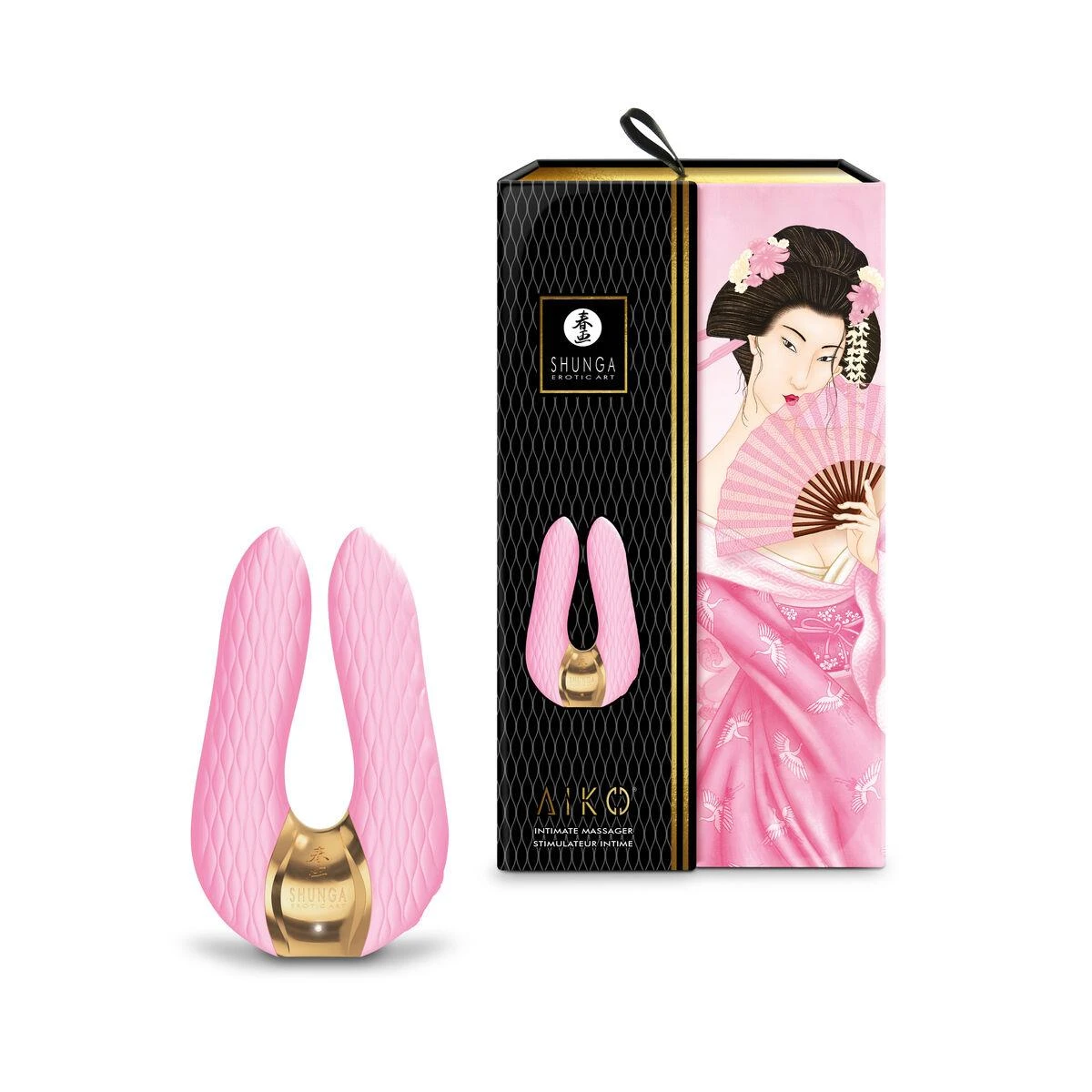 Rožinė Shunga - Aiko Intimate Massager Light Rožinė