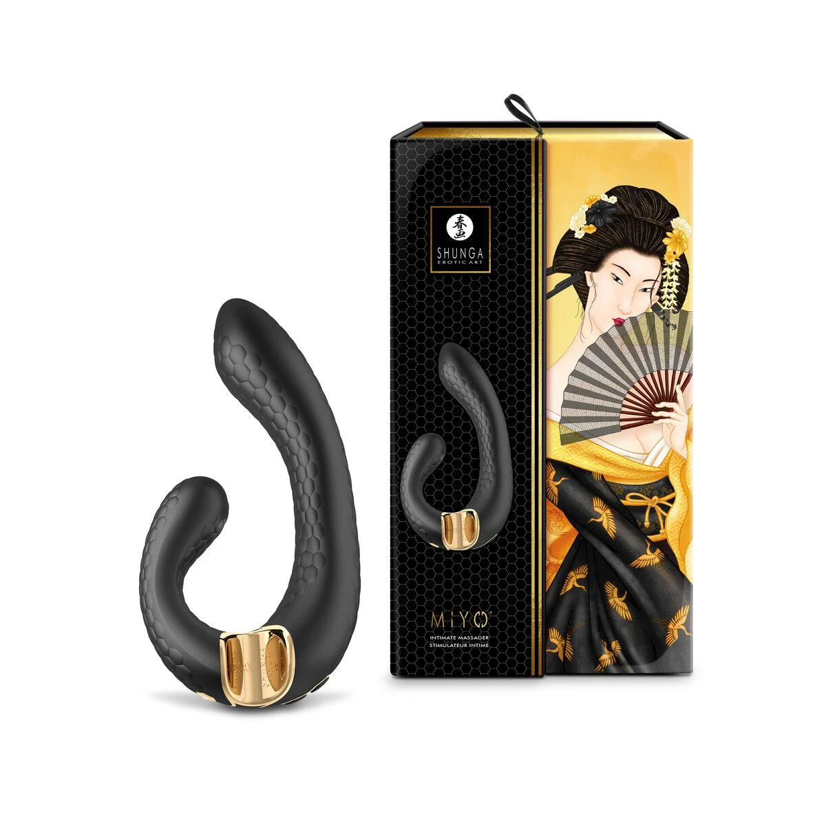 Shunga - Miyo Intimate Massager Juodas