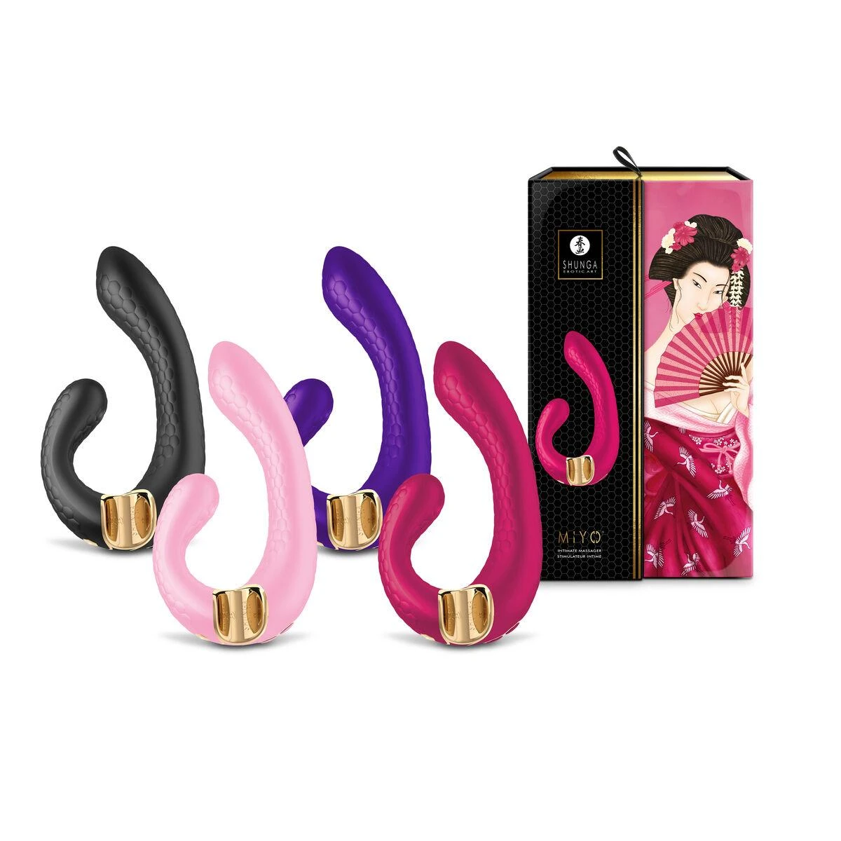 Shunga - Miyo Intimate Massager Juodas