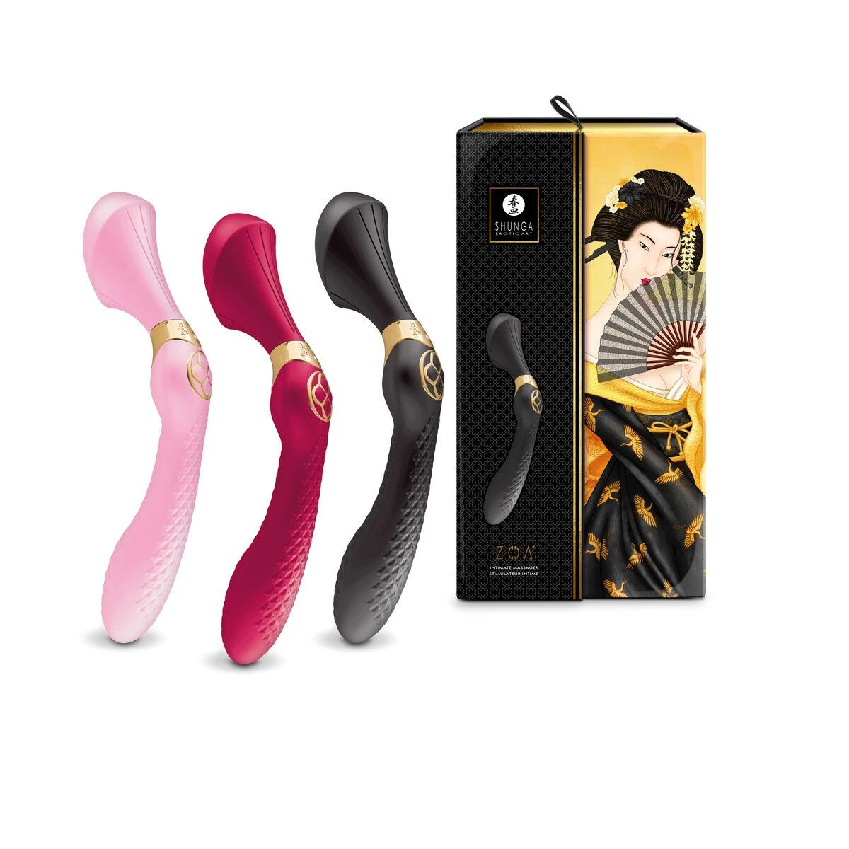 Rožinė Shunga - Zoa Intimate Massager Light Rožinė