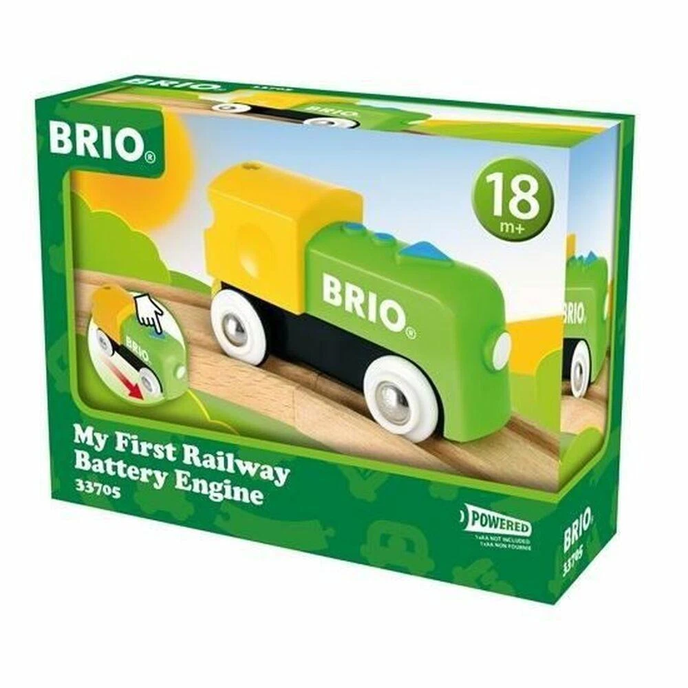 Brio Railway BRIO mano pirmasis traukinukas su baterijomis, 33705