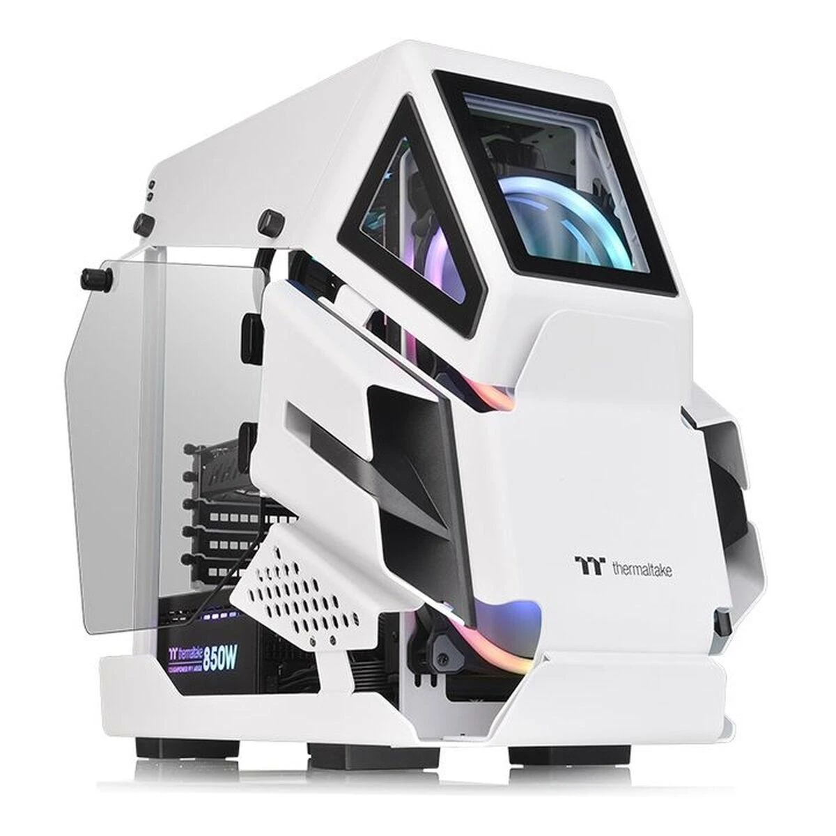 Thermaltake AH T200 grūdintas stiklas – sniegas