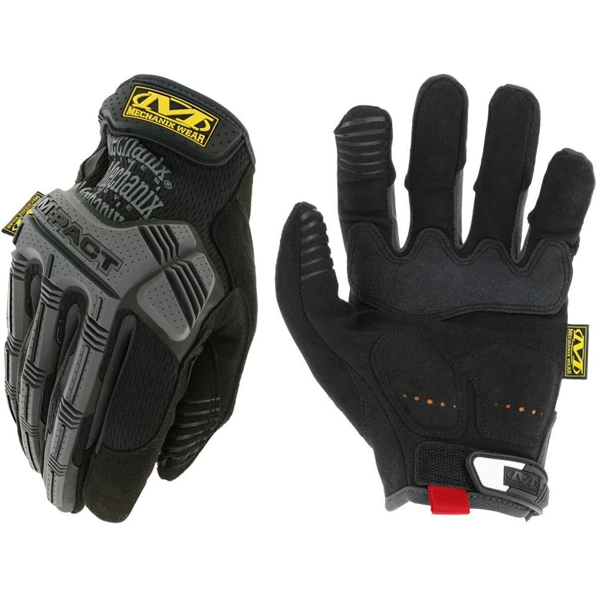 Mechanix Wear Pirštinės Mechanix M-Pact® 58 juodos L dydis. Velcro, TrekDry®, dirbtinė oda, delno, krumplių, Armortex®, pirštų apsauga, D30® apsauga nuo vibracijos