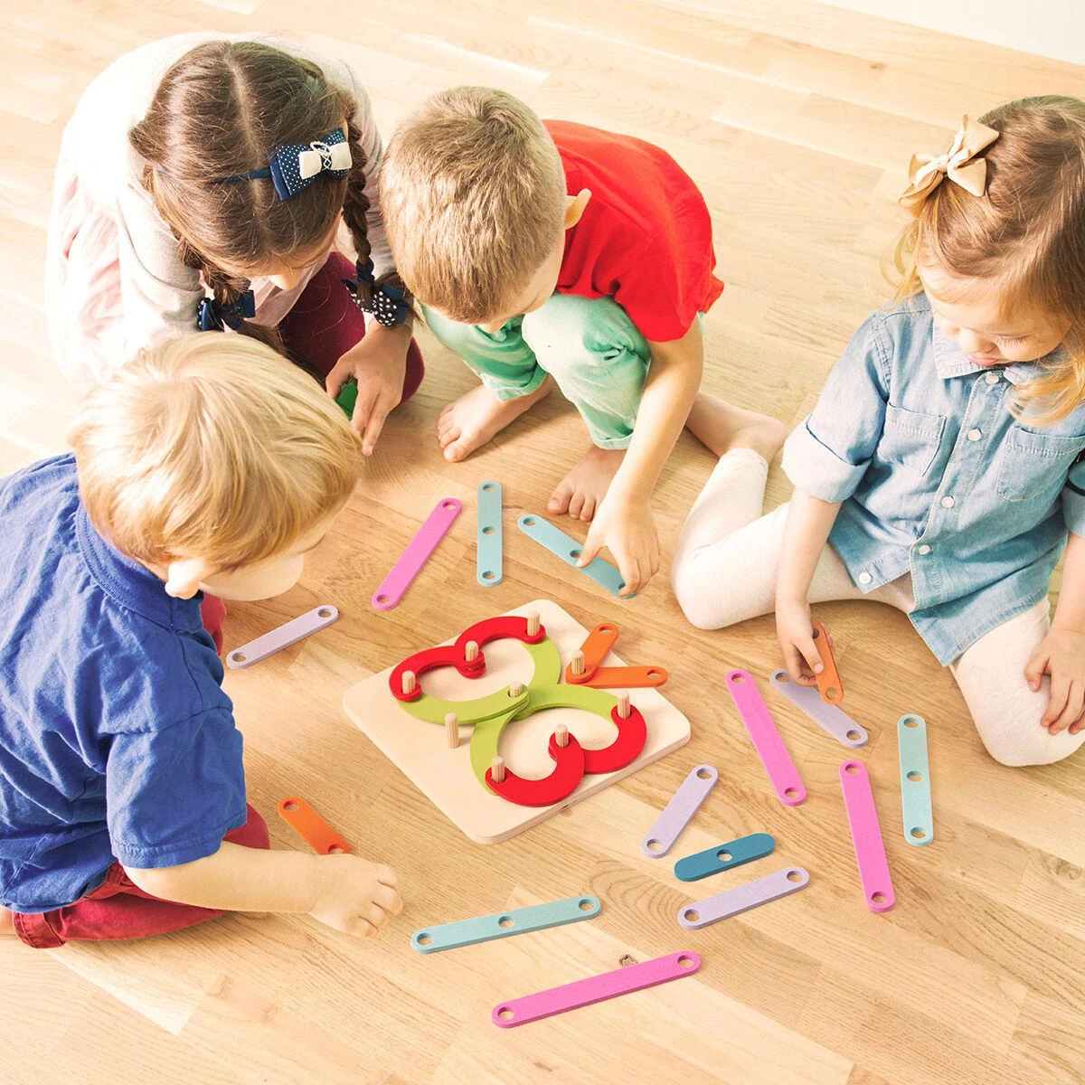 Medinis raidžių ir skaičių rinkinys Koogame InnovaGoods 27 Dalys