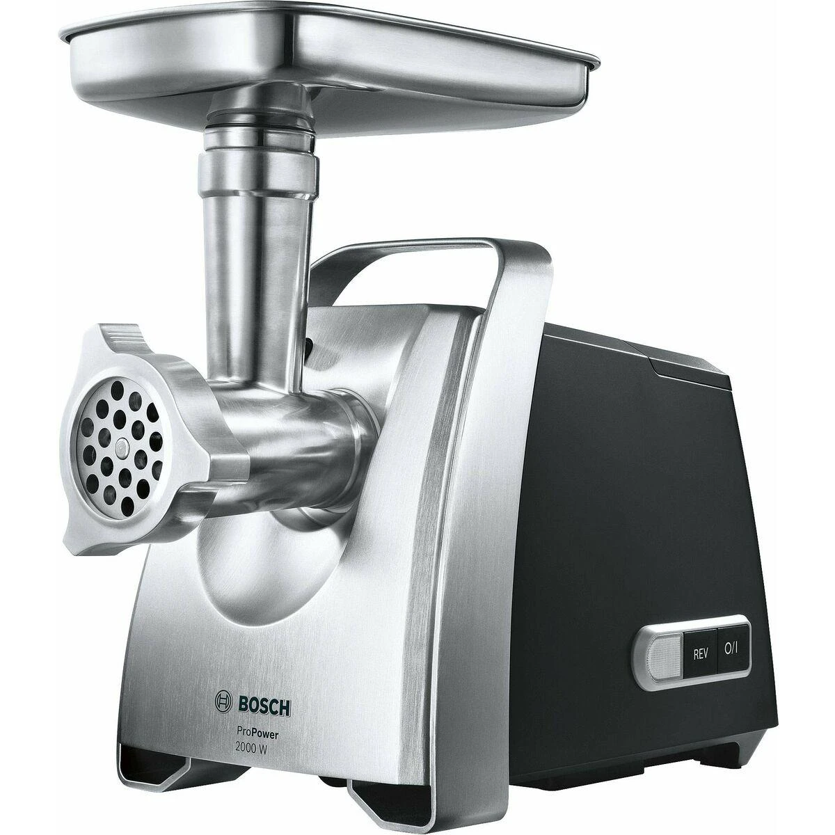 Bosch MFW68640 Mėsmalė, ProPower, 2200 W, Juoda, chromas