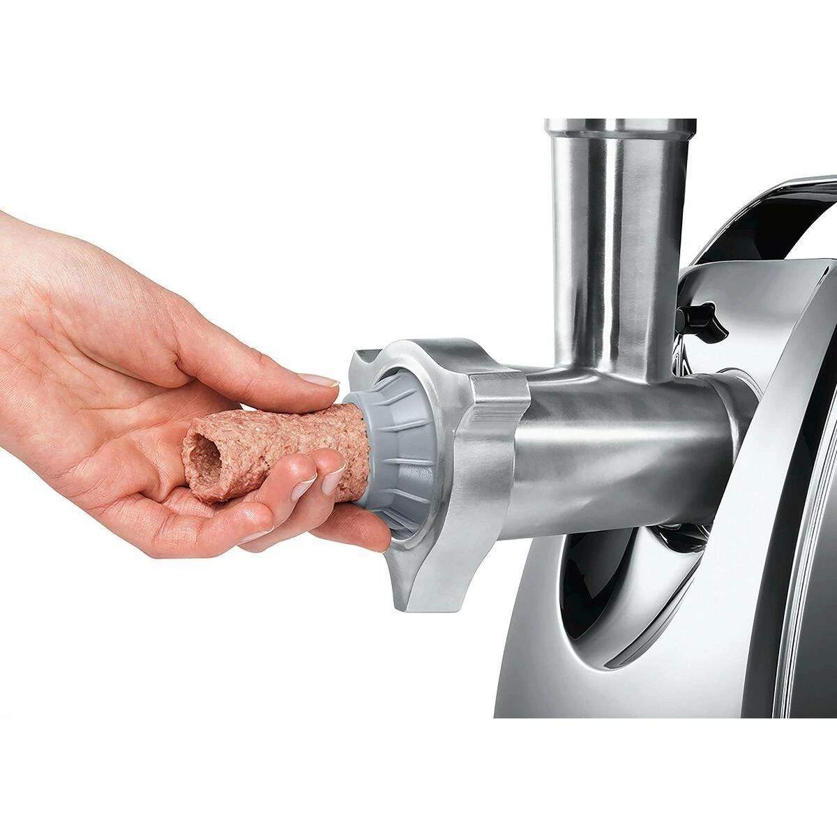 Bosch MFW68640 Mėsmalė, ProPower, 2200 W, Juoda, chromas
