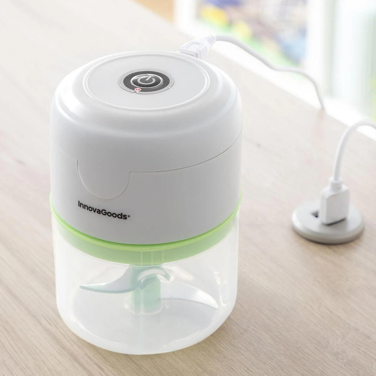 Smulkintuvas InnovaGoods nešiojamas ir belaidis mini Smulkintuvas-Chopper Echoppie