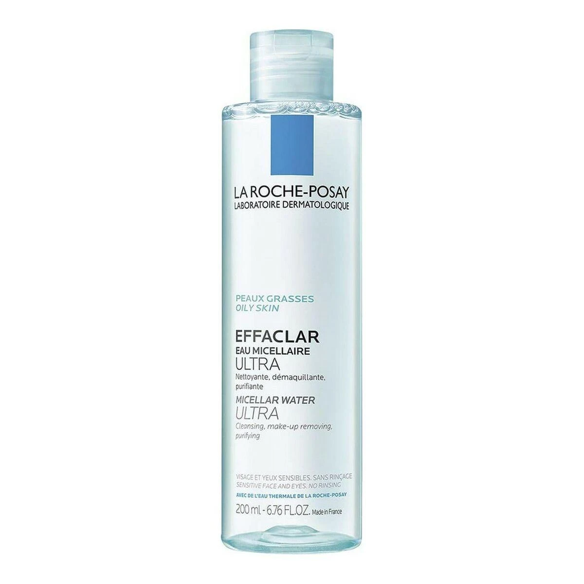 La Roche-Posay Effaclar Purifying Micellar Vanduo For Oily Skin micelinis vanduo jautriai ir riebiai odai, 200 ml