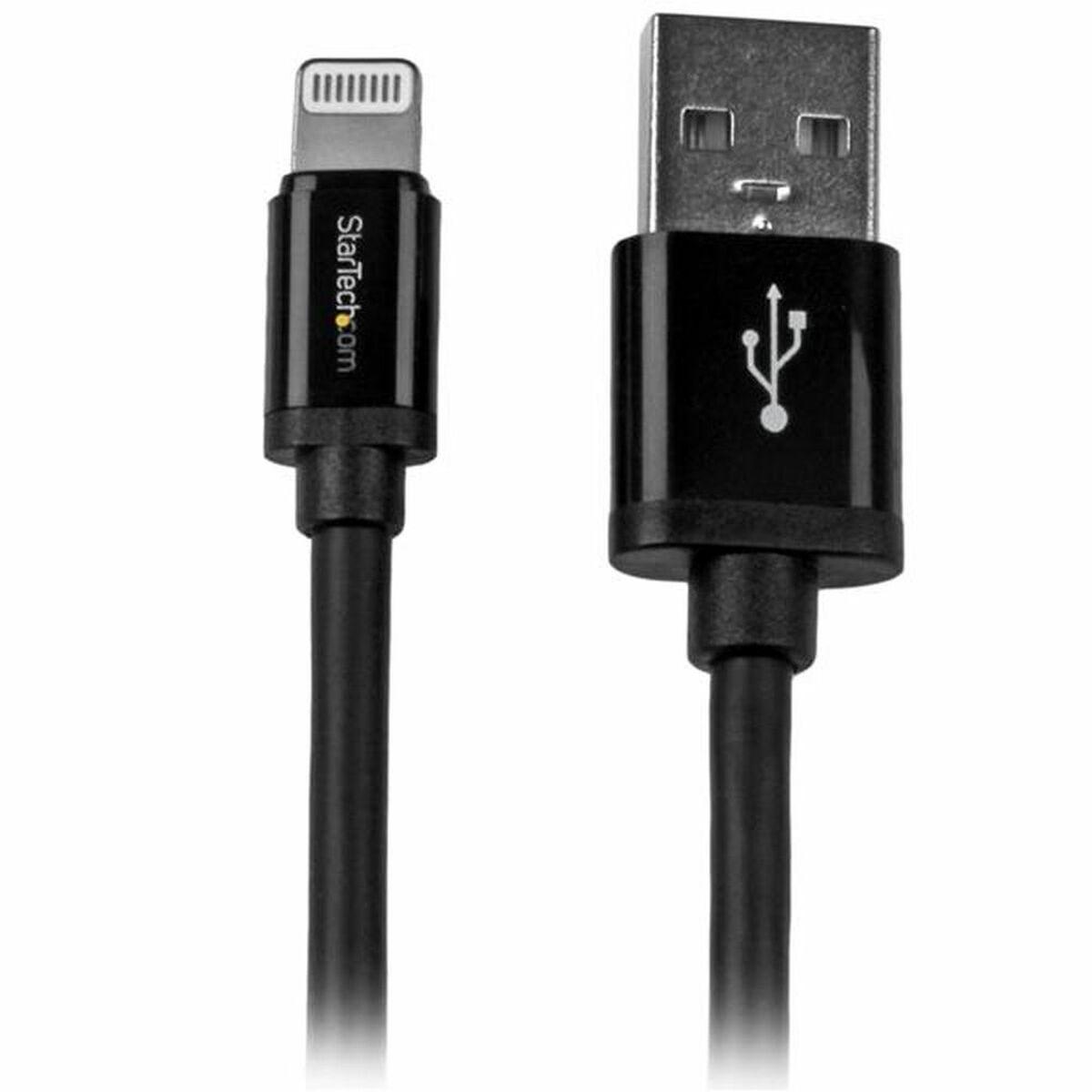 USB kabelis StarTech USB-A - Žaibas 2 m Juodas (USBLT2MB)