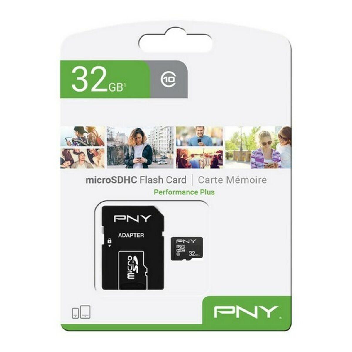 Atminties Kortelė - PNY Performance Plus 64GB Micro SDXC Class 10 su SD Adapteriu
