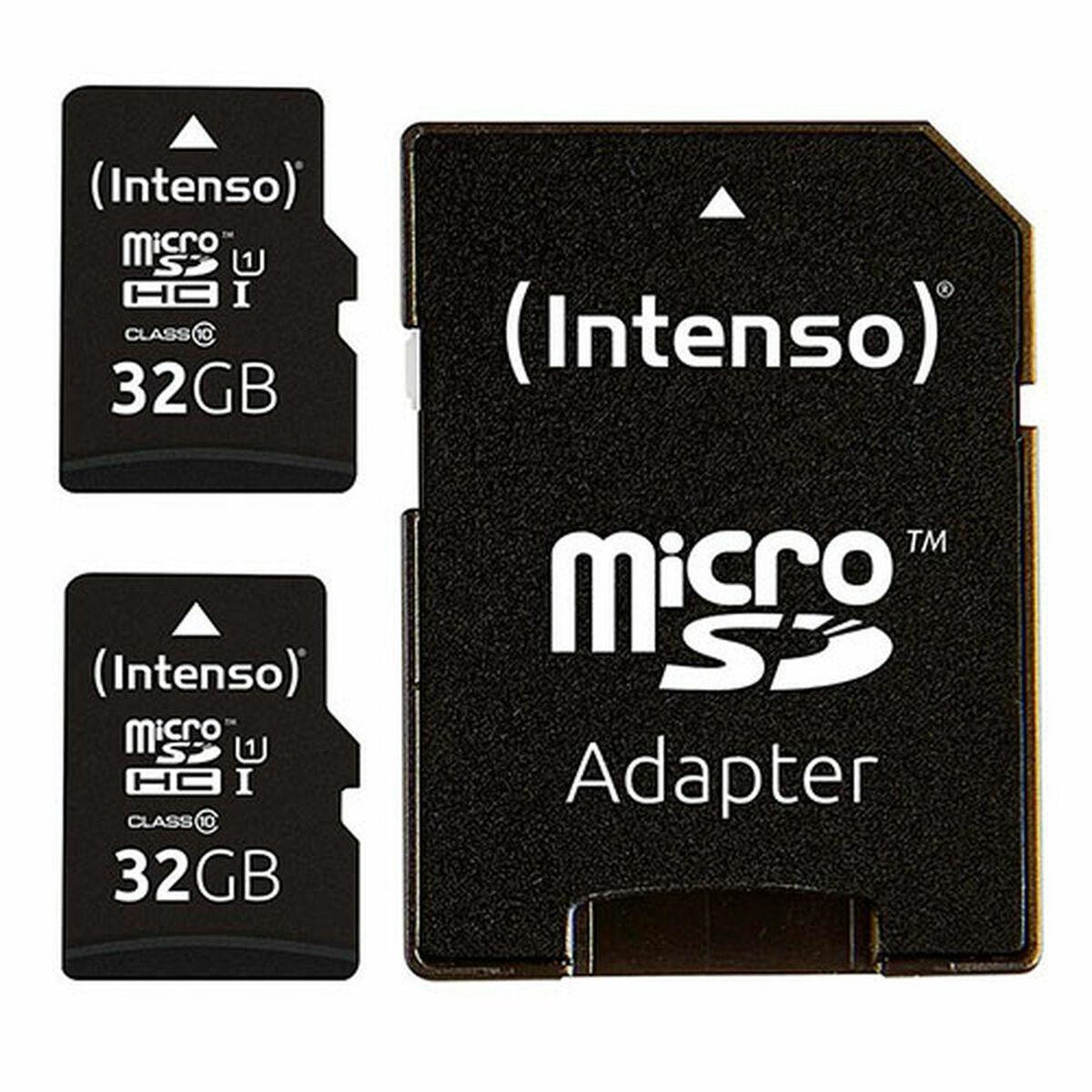 Atminties kortelė Karta Intenso Premium double pack Micro SD SDHC 32GB UHS-I (3423482)