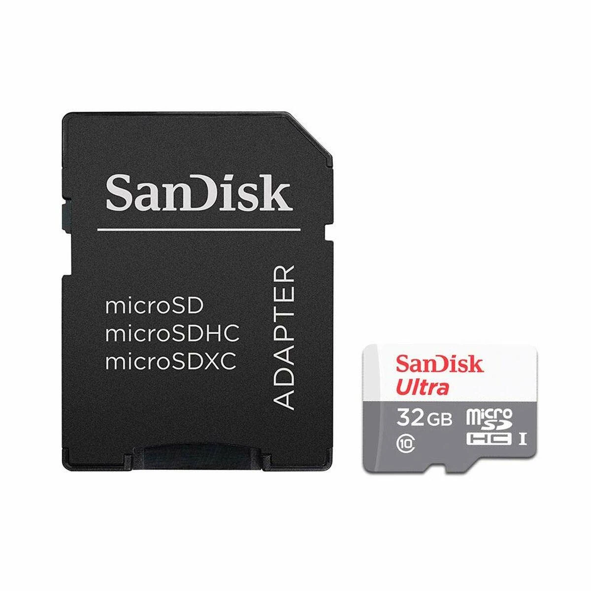 Atminties kortelė SanDisk Ultra Micro SDHC UHS-I Class 10, 32 GB, su adapteriu