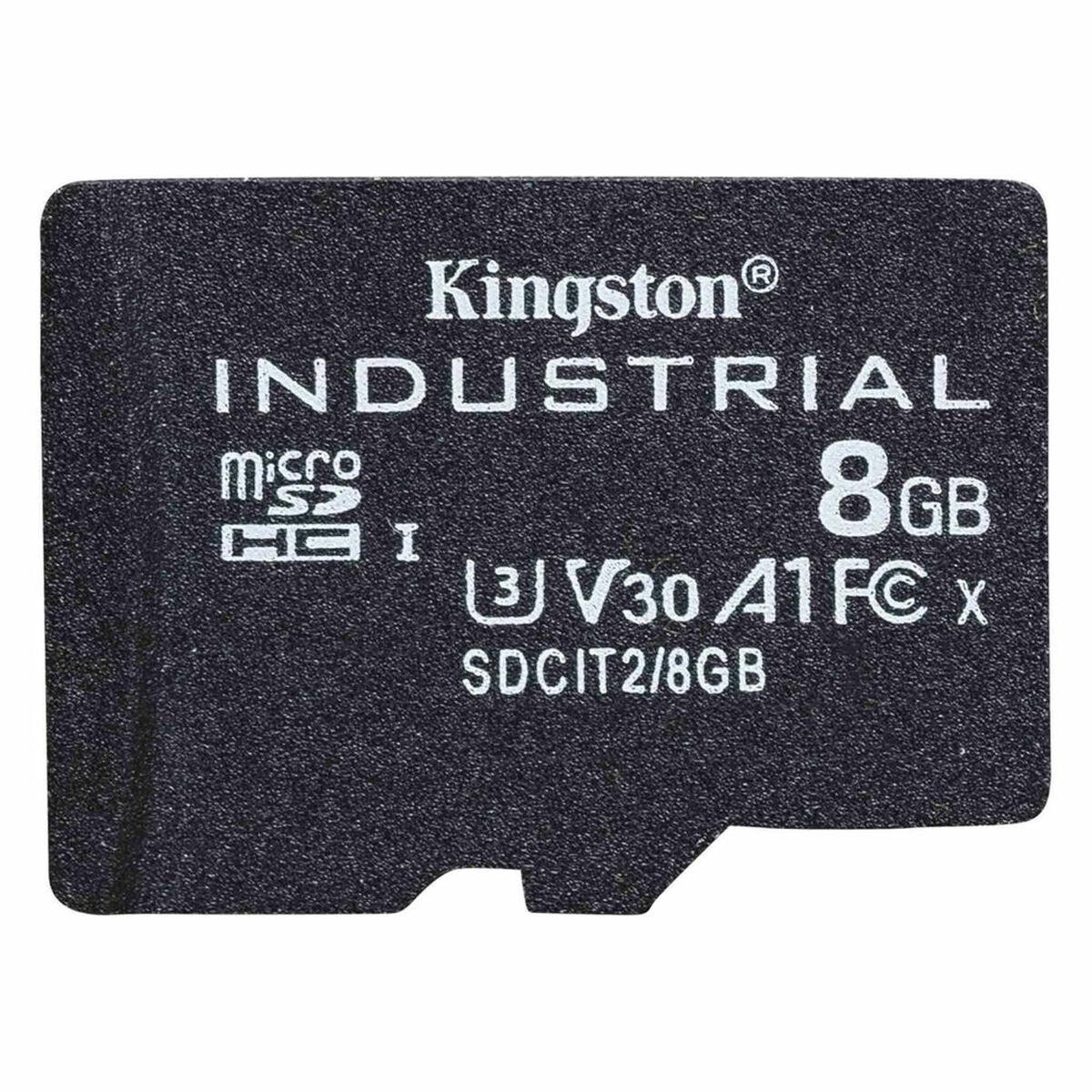 Atminties kortelė Kingston Technology Industrial 8 GB Micro SDHC UHS-I 10 klasė