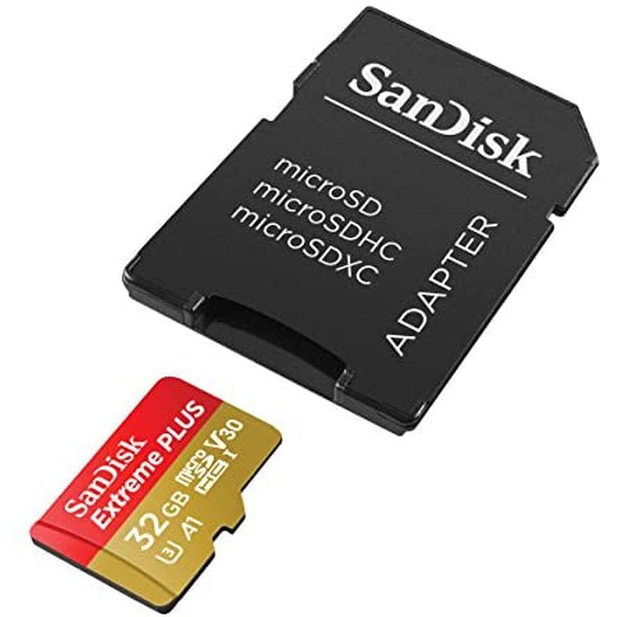 Atminties kortelė SanDisk Micro SDHC 100MB A1 32GB Extreme Plus SDSQXBG-032G-GN6MA