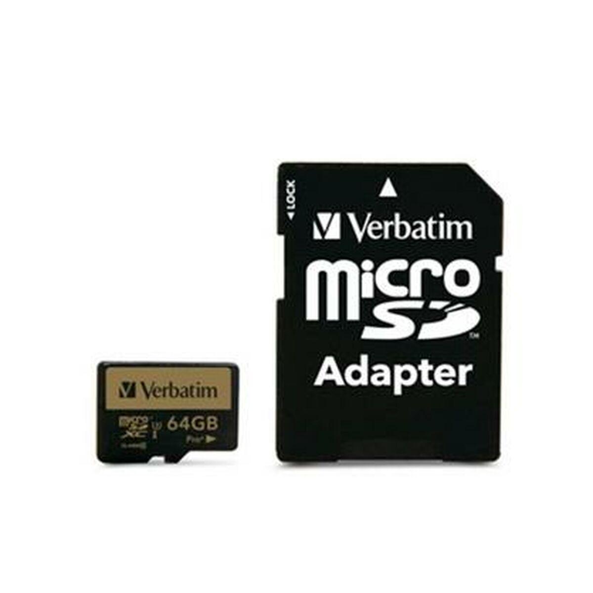 Atminties kortelė Tab Verbatim Pro + Micro SDXC 64 GB klasė 10 UHL- / U1 (44034)