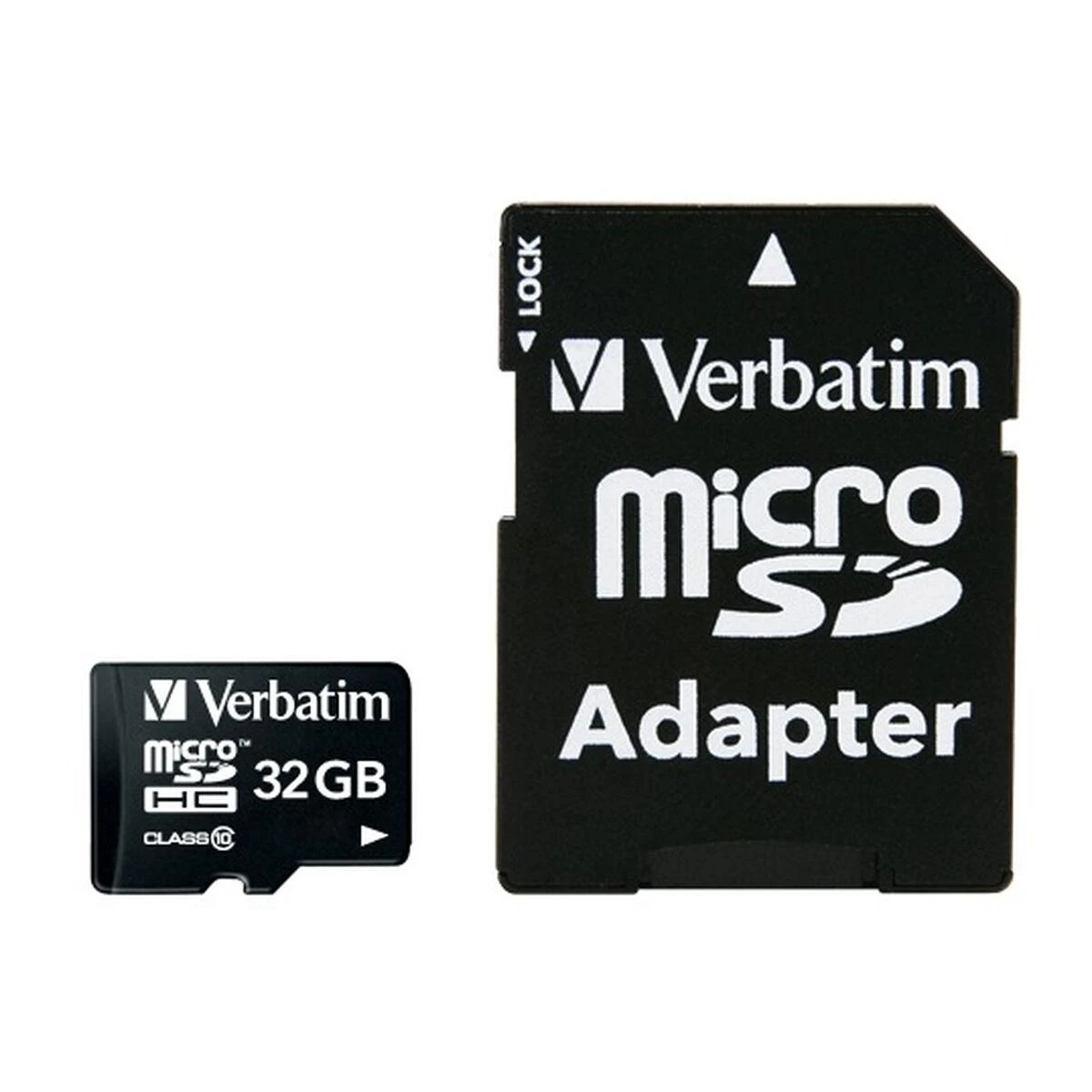 Micro SDHC atminties kortelė Verbatim 32GB, su adapteriu / V44083