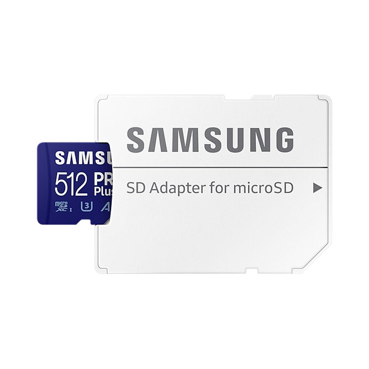 Atminties kortelė Samsung PRO Plus microSD 512 GB (2021), Mėlynos spalvos