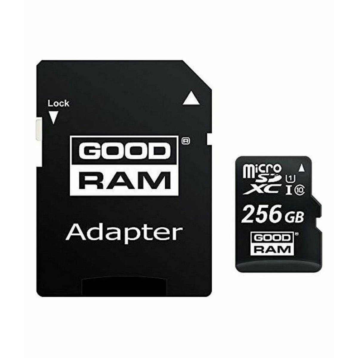 GOODRAM M1AA-2560R12 GOODRAM atminties kortelė Micro SDXC 256GB Class 10 UHS-I + Adapteriai