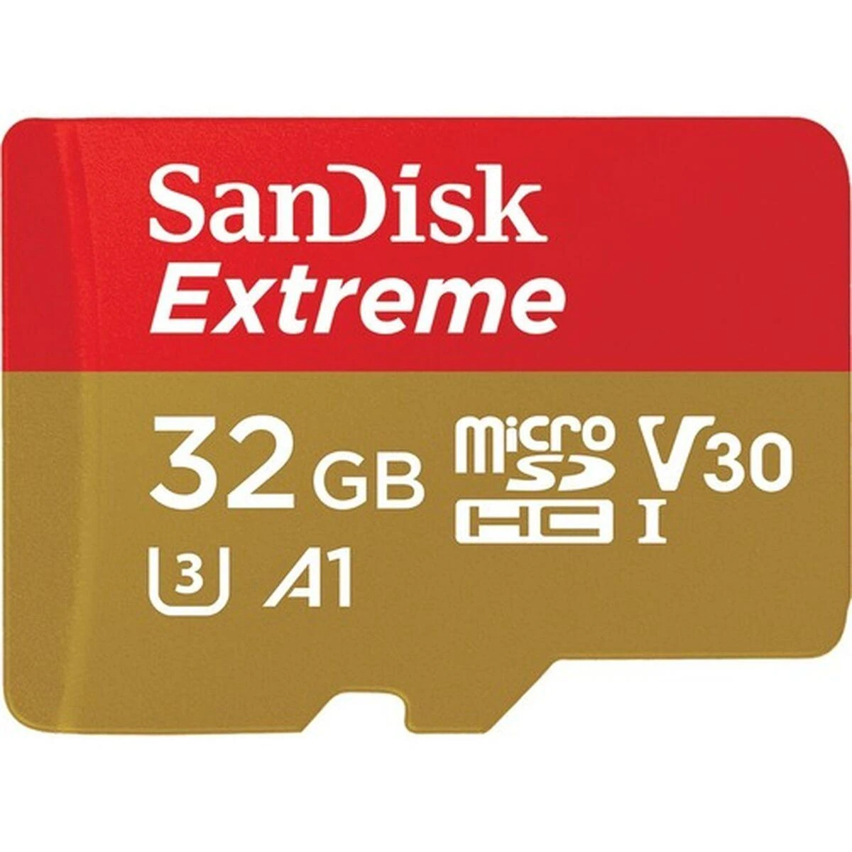 Atminties kortelė SanDisk Extreme Micro SDHC 32GB + SD Adapteriai veiksmo sporto kameroms - Twin Pack - 100MB/s A1 C10 V30 UHS-I U3; EAN: 619659155117