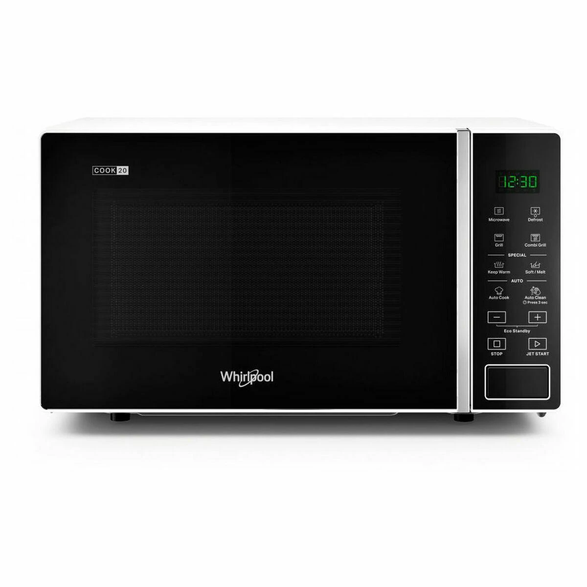 Viryklė mikrobangų krosnelė Whirlpool MWP 203 W (700W, 20l, baltos spalvos)