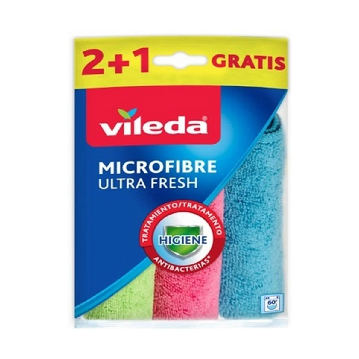 Vileda Ultra Fresh mikropluošto šluostės  2+1vnt
