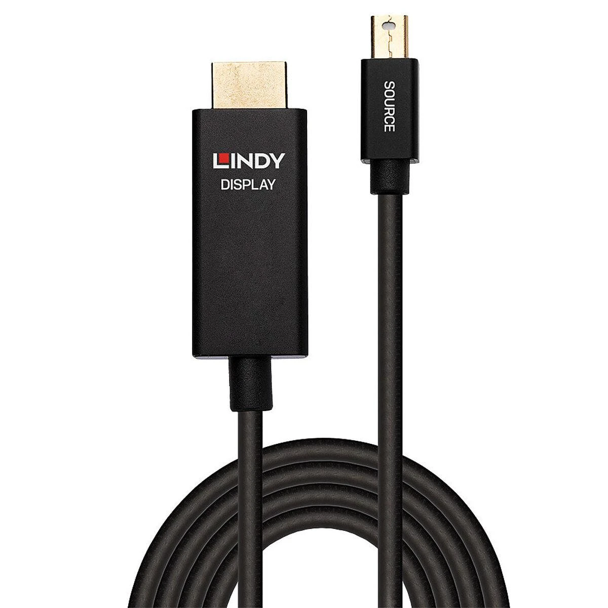 Lindy Mini DisplayPort į HDMI su SOURCE jungtimi