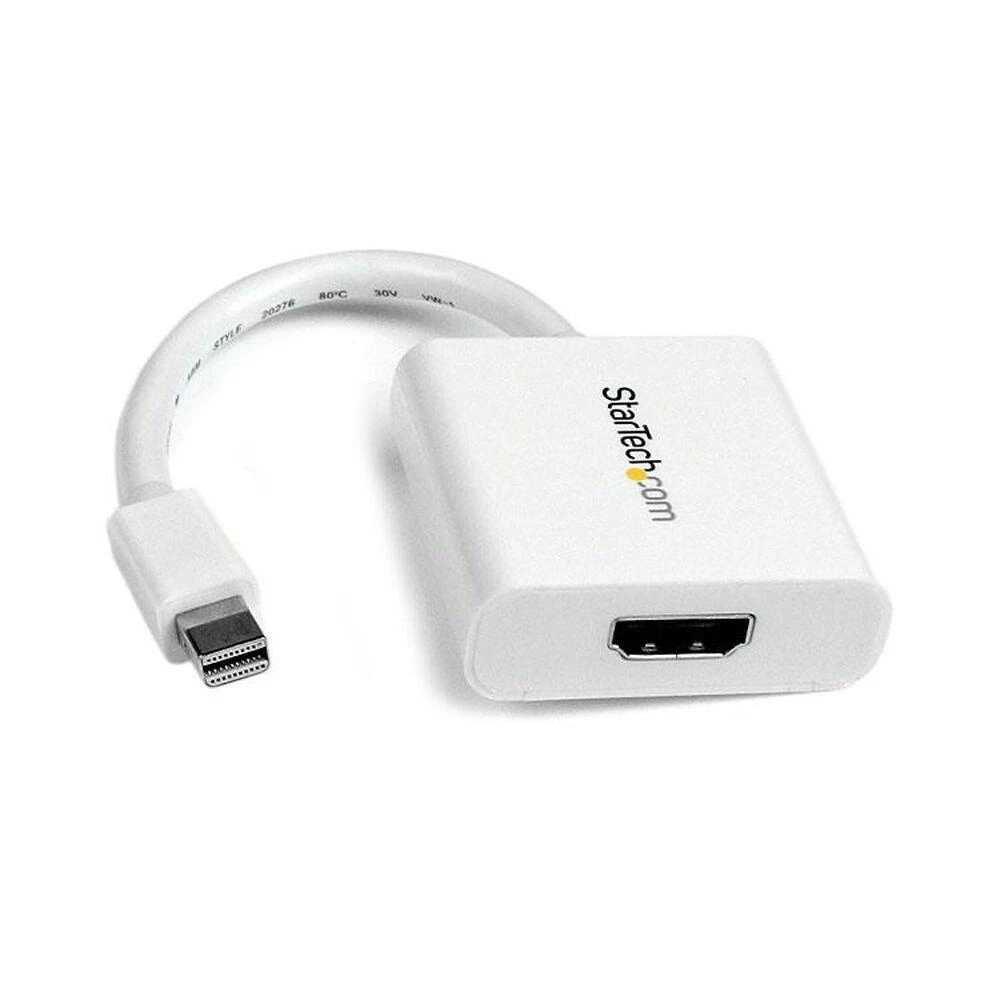 Baltas mini DisplayPort į HDMI adapteris
