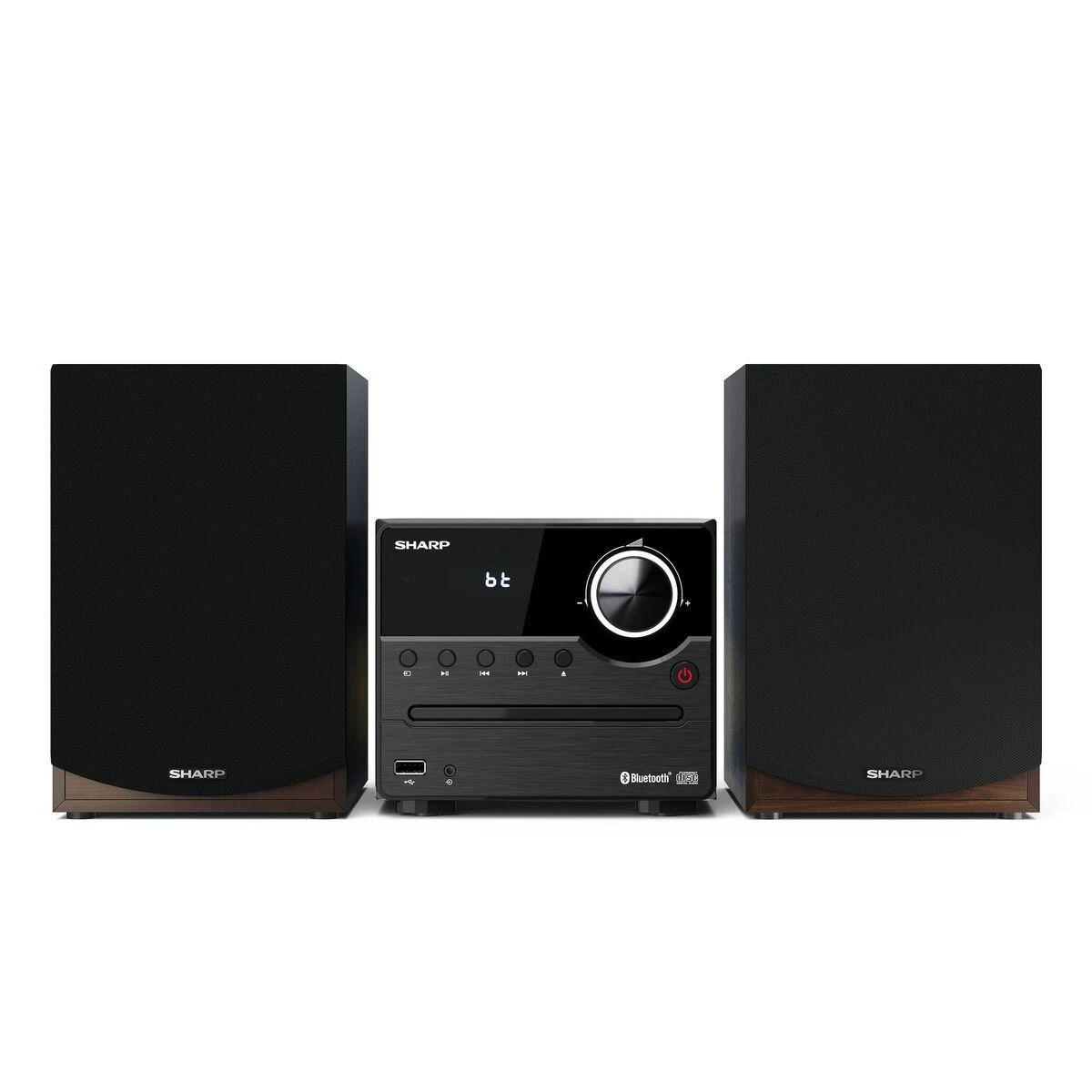Muzikinis centras Sharp XL-B512(BR) Hi-Fi Micro System, CD/FM/USB/Bluetooth v5.0, 45W, ruda | Aštrus | Hi-Fi mikrosistema | XL-B512(BR) | Ruda | USB prievadas | AUX in | Bluetooth | CD grotuvas | FM radijas | Belaidė jungtis