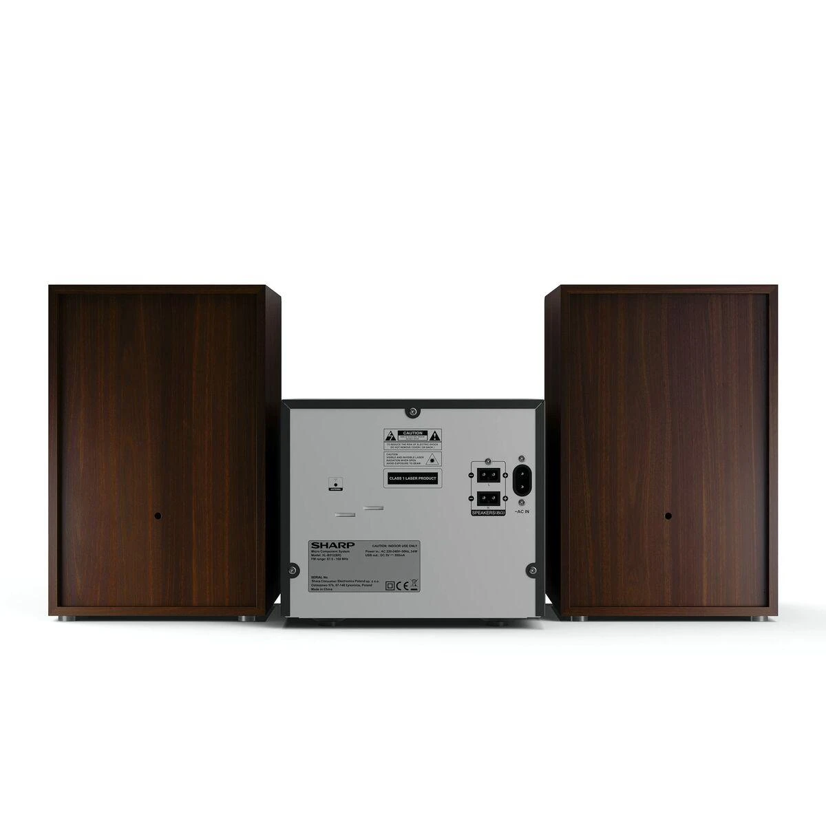 Muzikinis centras Sharp XL-B512(BR) Hi-Fi Micro System, CD/FM/USB/Bluetooth v5.0, 45W, ruda | Aštrus | Hi-Fi mikrosistema | XL-B512(BR) | Ruda | USB prievadas | AUX in | Bluetooth | CD grotuvas | FM radijas | Belaidė jungtis
