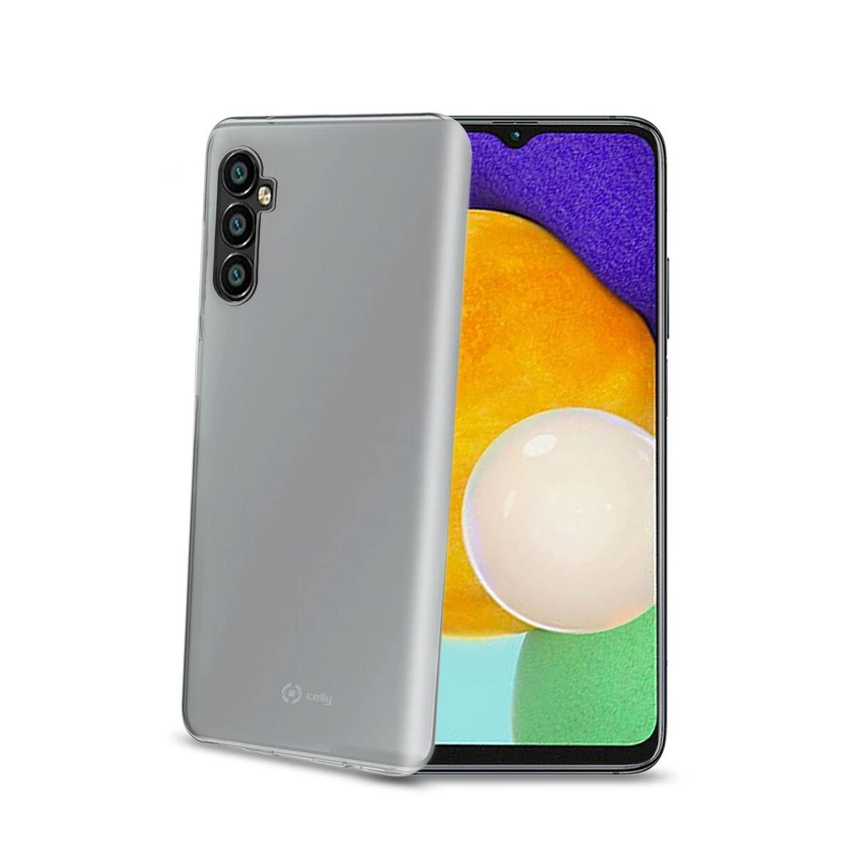 Dėklas CELLY gelinės odos galinis dangtelis Samsung Galaxy A23 5G / Galaxy A23 4G, skaidrus (skaidrus)
